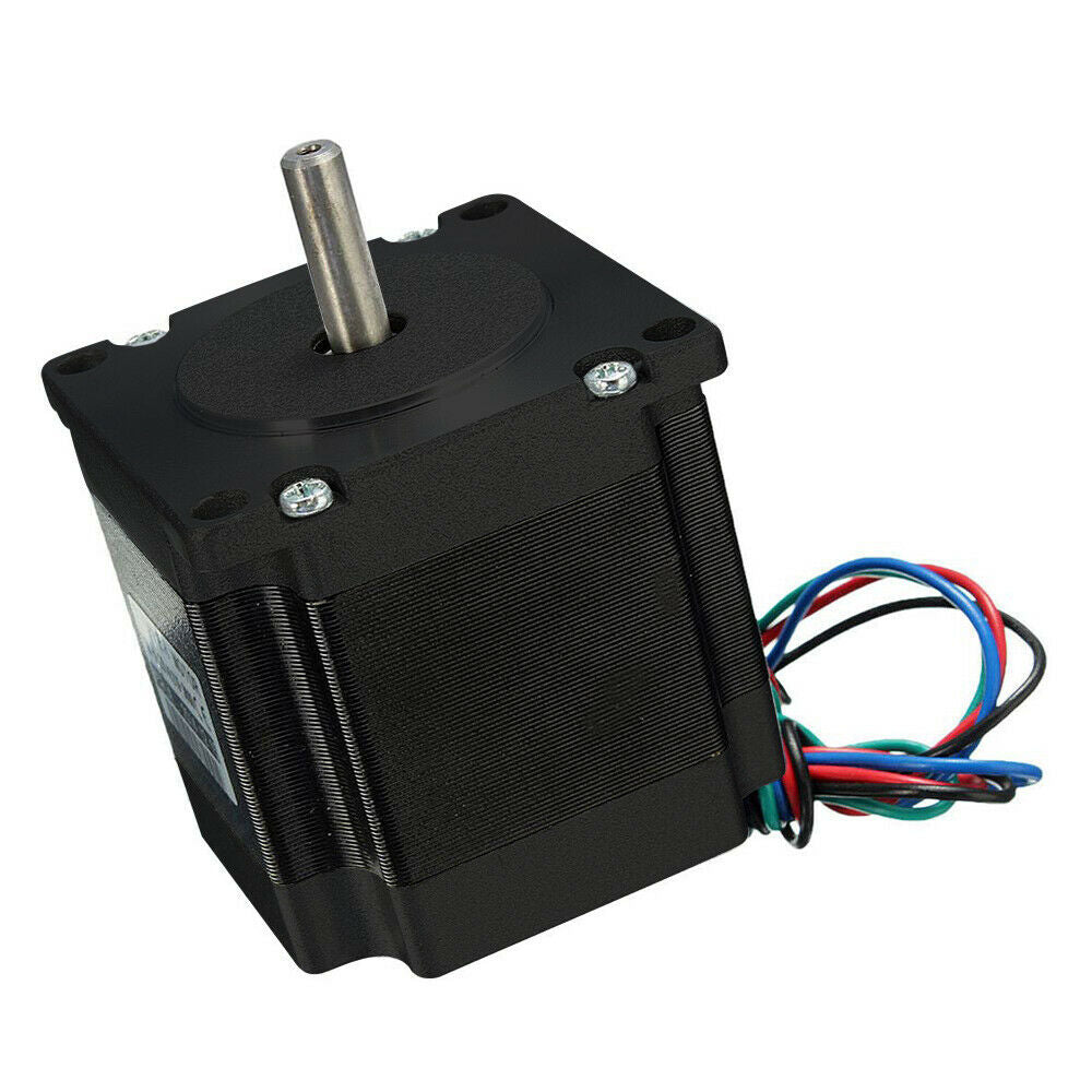 24V Nema 23 Stepper Motor Single Shaft 12.6Kg/cm 1.8Degree 4Leads 56mm 4 Channel