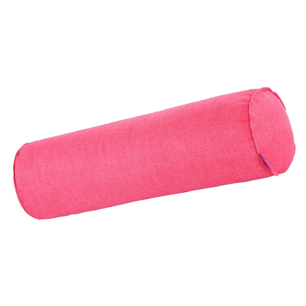 Orthopedic Neck Roll Pillow Round Cervical Support Spine Pillow Red