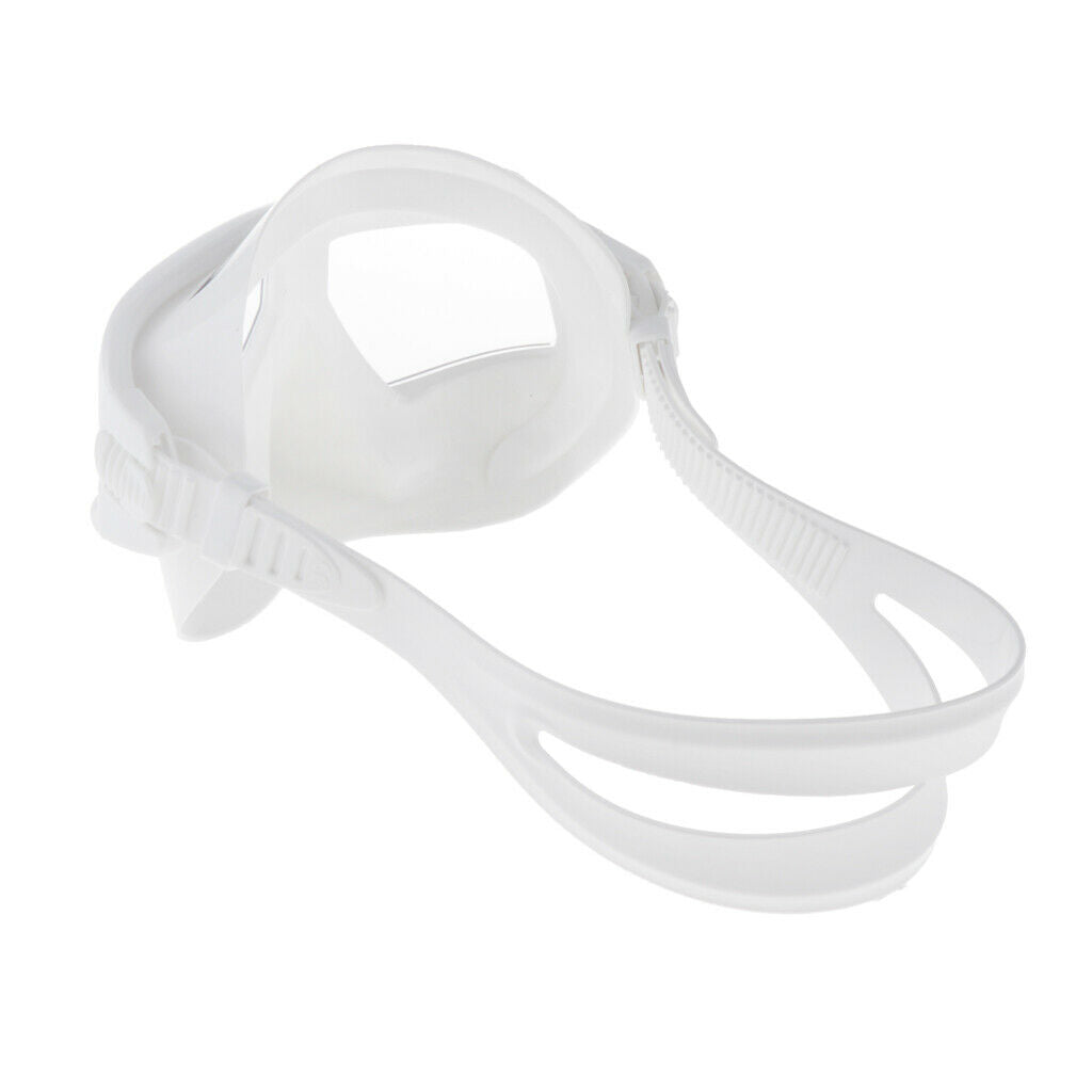 Anti- Fog UV-protect Diving Swim Goggles Glasses Waterproof Eyewear White