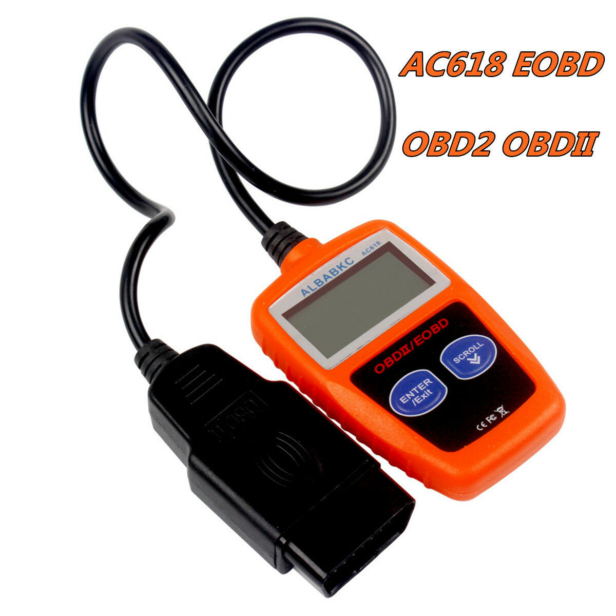 AC618 OBD2 OBDII EOBD Scanner Car Code Reader Data Tester Scan Diagnostic Tool