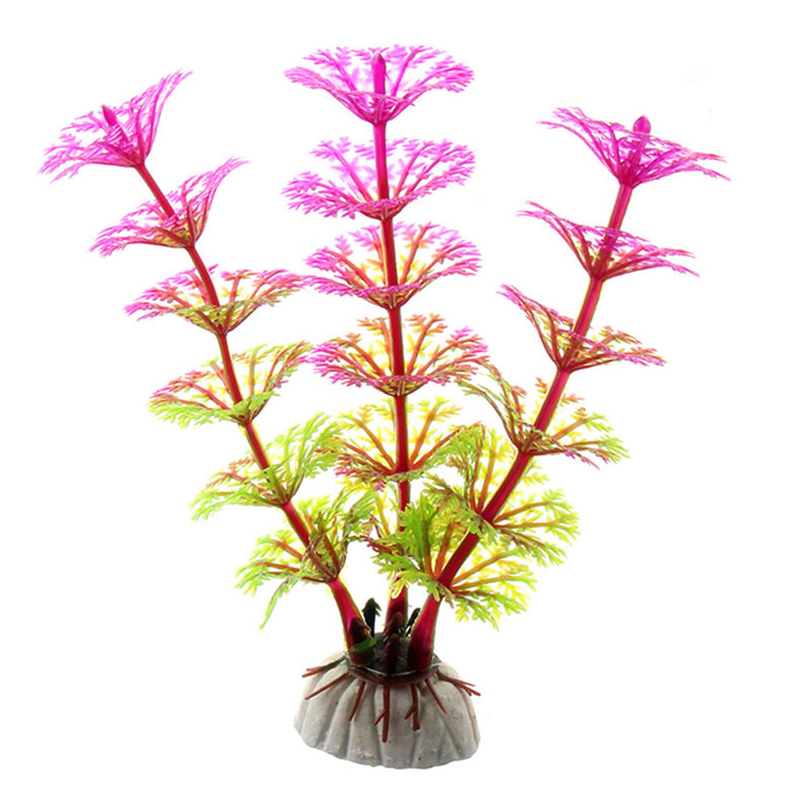 10 Mixed Artificial Aquarium Fish Tank Water Plant Plastic Decoration Ornament
