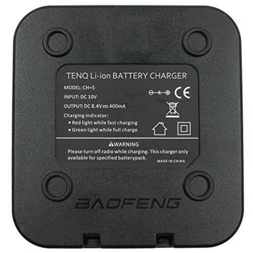 Walkie Talkie Battery Charger 8.4V-400mA For Baofeng UV-5R Two-Way Radio