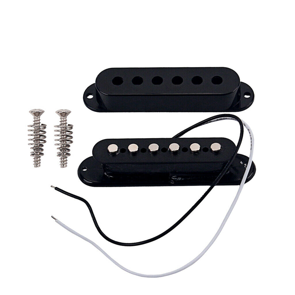 48mm Single Coil Neck Pickup for ST Style Electric Guitar Parts Accs Black