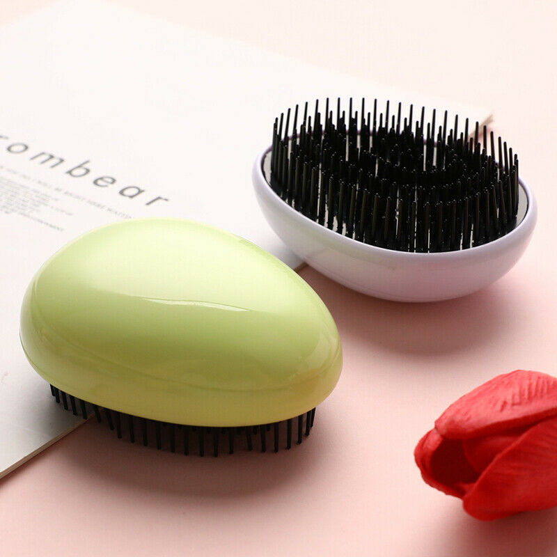 Egg Shape Hair Care Anti Static Styling Tools Hair Brushes Detangling Co.l8