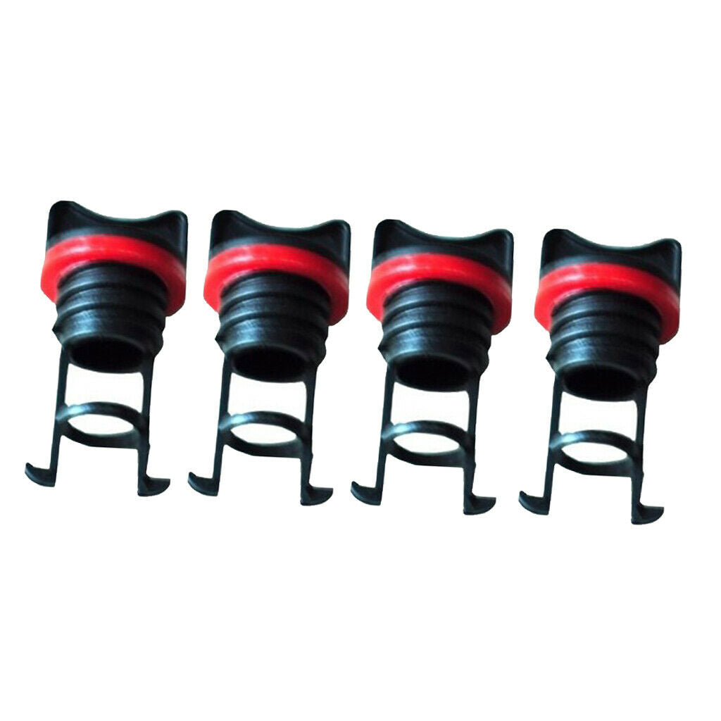 4 Pack 25mm Marine Yacht Kayak Canoe Nylon Boat Drain Plug Bung Socket