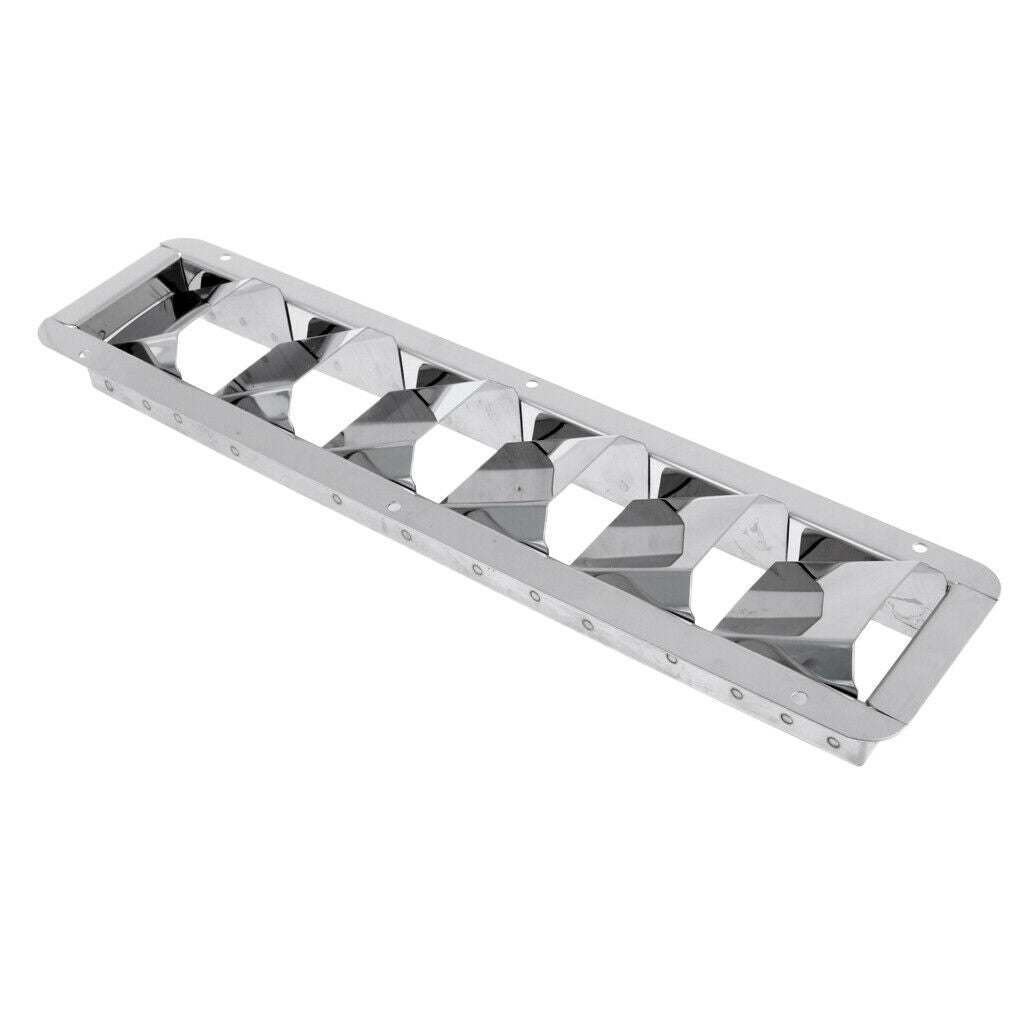 Heavy Duty Stainless Steel Marine Boat Louver Air Vent 6 Slots Ventilation