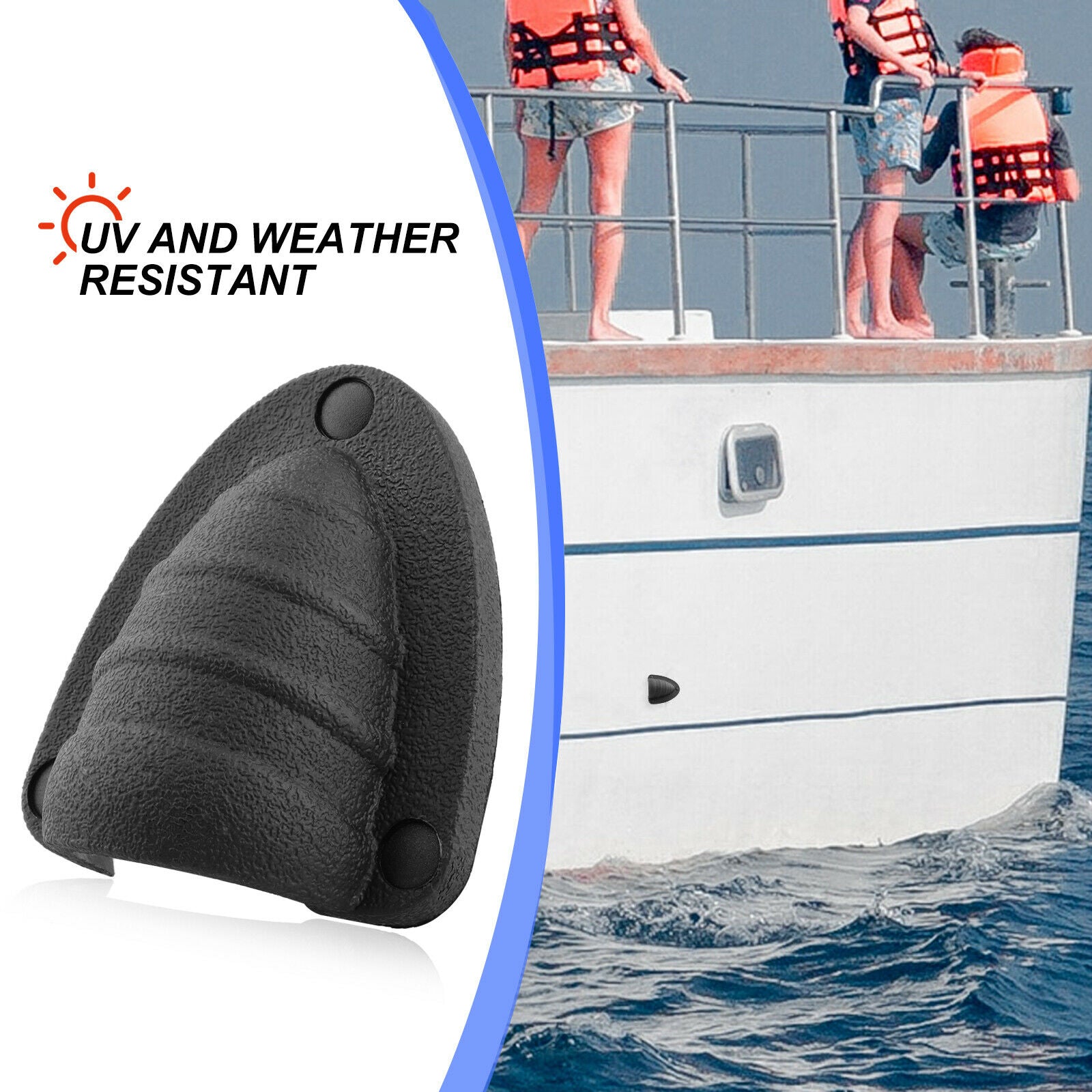 New Nylon Marine Yacht Clam Shell Air Ventilation Wire Hose Cover Clam Shell