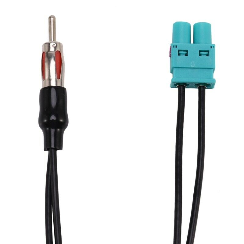 Dual Twin Double Fakra to DIN Aerial Adaptor Adapter Antenna for Audi  Seat K5R6
