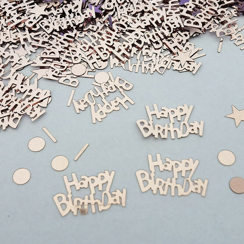 10g Birthday Decoration Sequins Birthday Party Supplies Confetti Rose GoldBDAU
