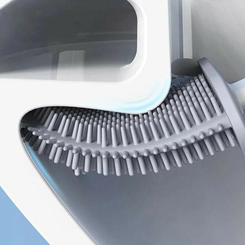 Shop-Story - Toilet Brush White: Brush Wc Hygienic Silicone Flexible