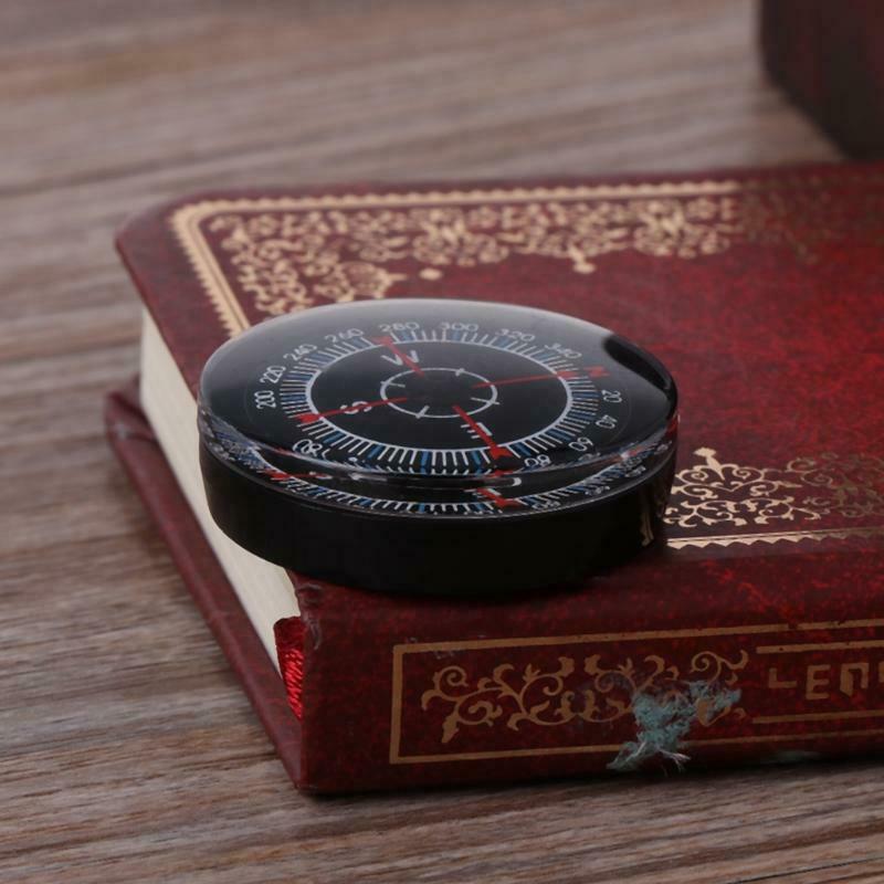 New Portable Mini Oiling Survival Button Compass Hiking Camping Practical Guider