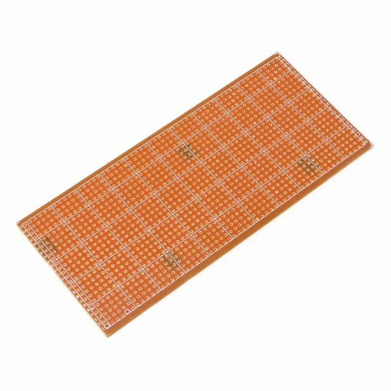 5* Stripboard Veroboard Uncut PCB Platine Single Side Circuit Boards Parts Set