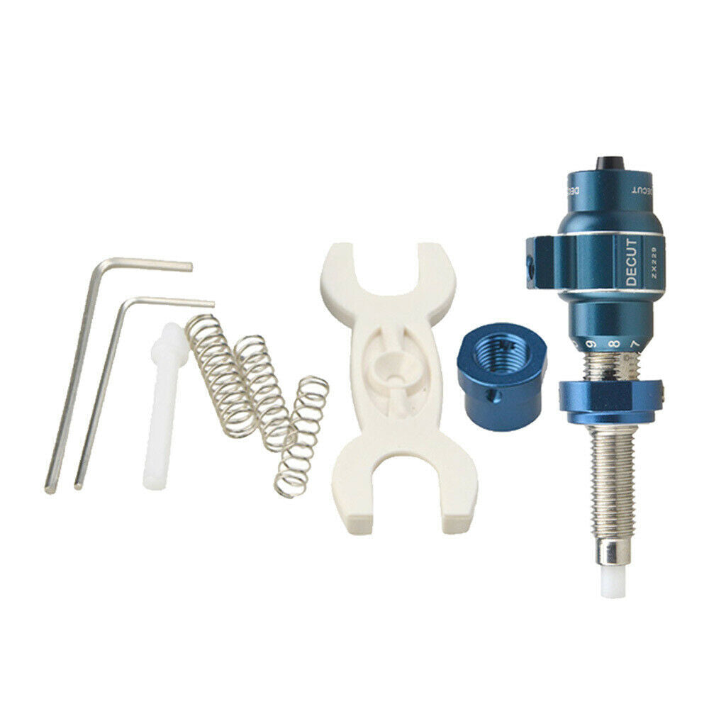 Archery Recurve Bow Cushion Plunger Screw on Arrow Rest Button Set Blue