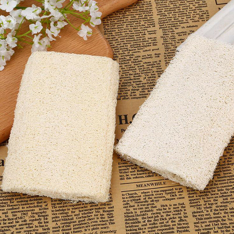 natural loofah sponge bath rub exfoliate bath towel clean body exfoliatinY1