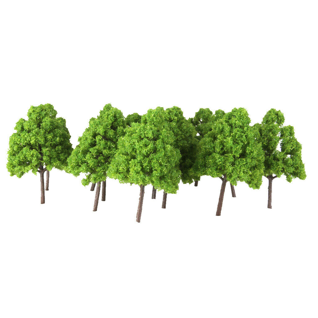 50x 1/150 Scale  Cypress Tree Models for Modeling Landscaping Layout Diorama
