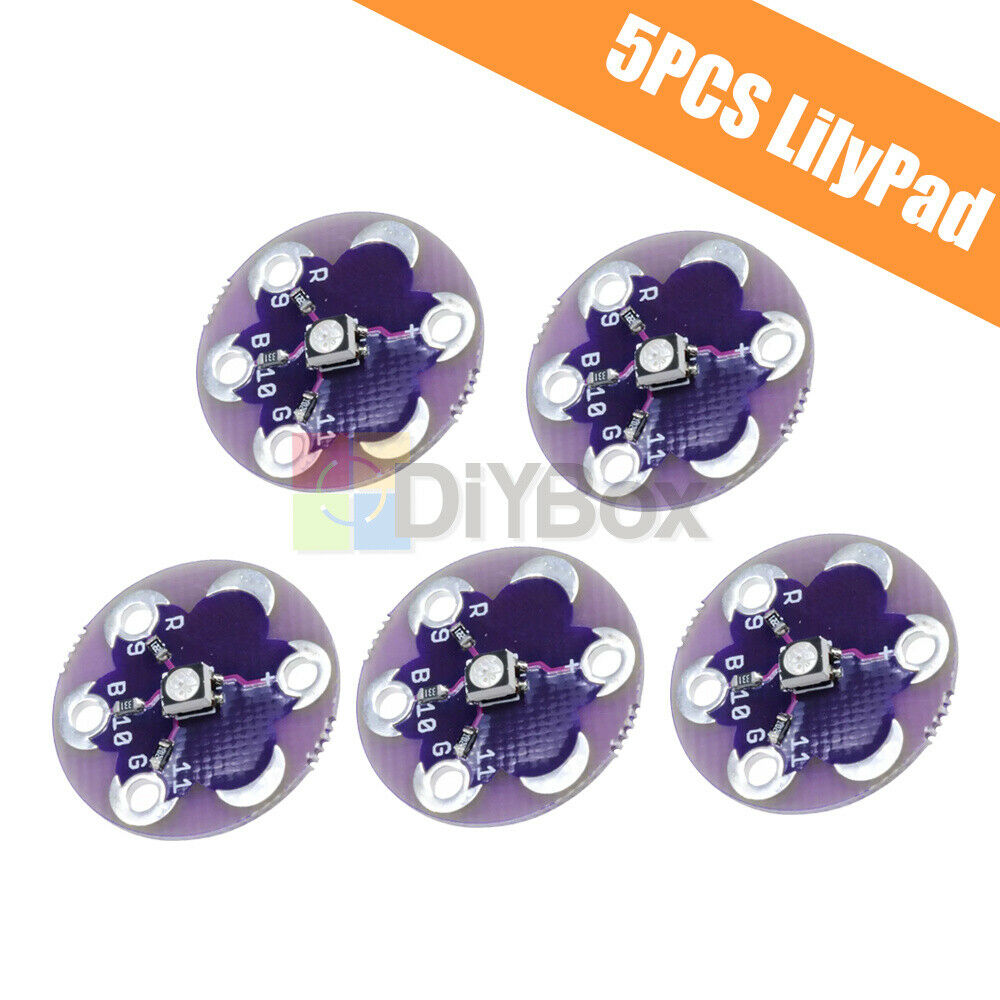 [5PCS] LilyPad Tri-Color LED RGB Module For Arduino