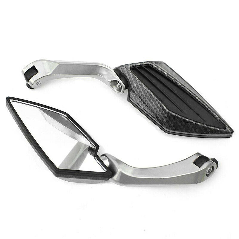 Motorcycle Scooter E-Bike Modification Side Aluminum Rear View Mirrors 8mm 10mm