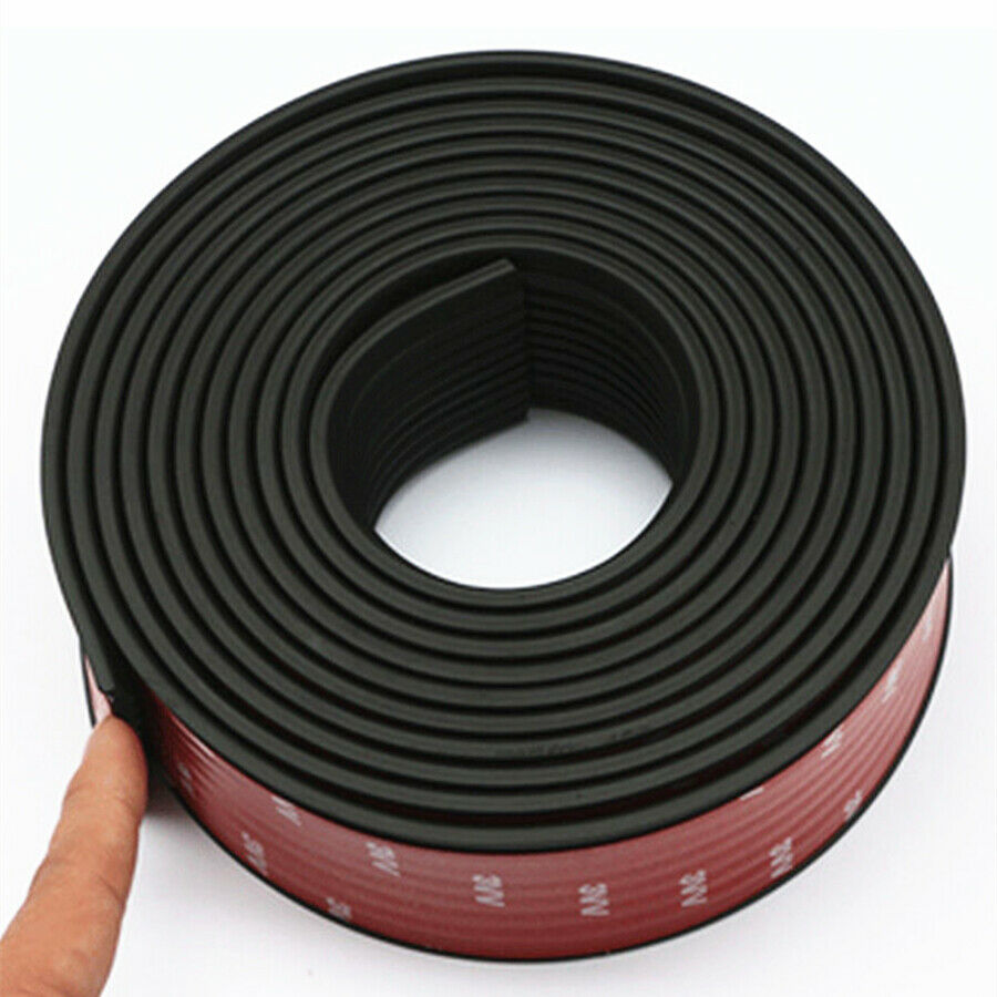 2M Rubber CarSide Skirt Anti-collision Scratch-resistant Protective Strip Rocker