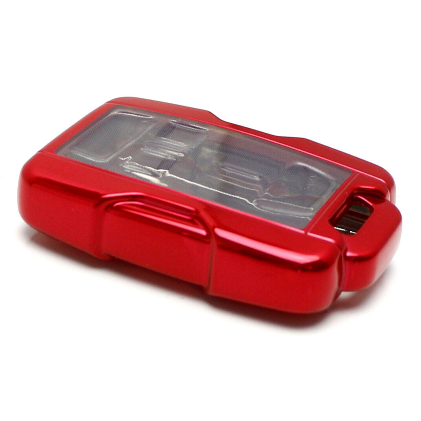 Red TPU Key Fob Protective Case For 14-up Chevy Silverado Colorado, GMC Sierra