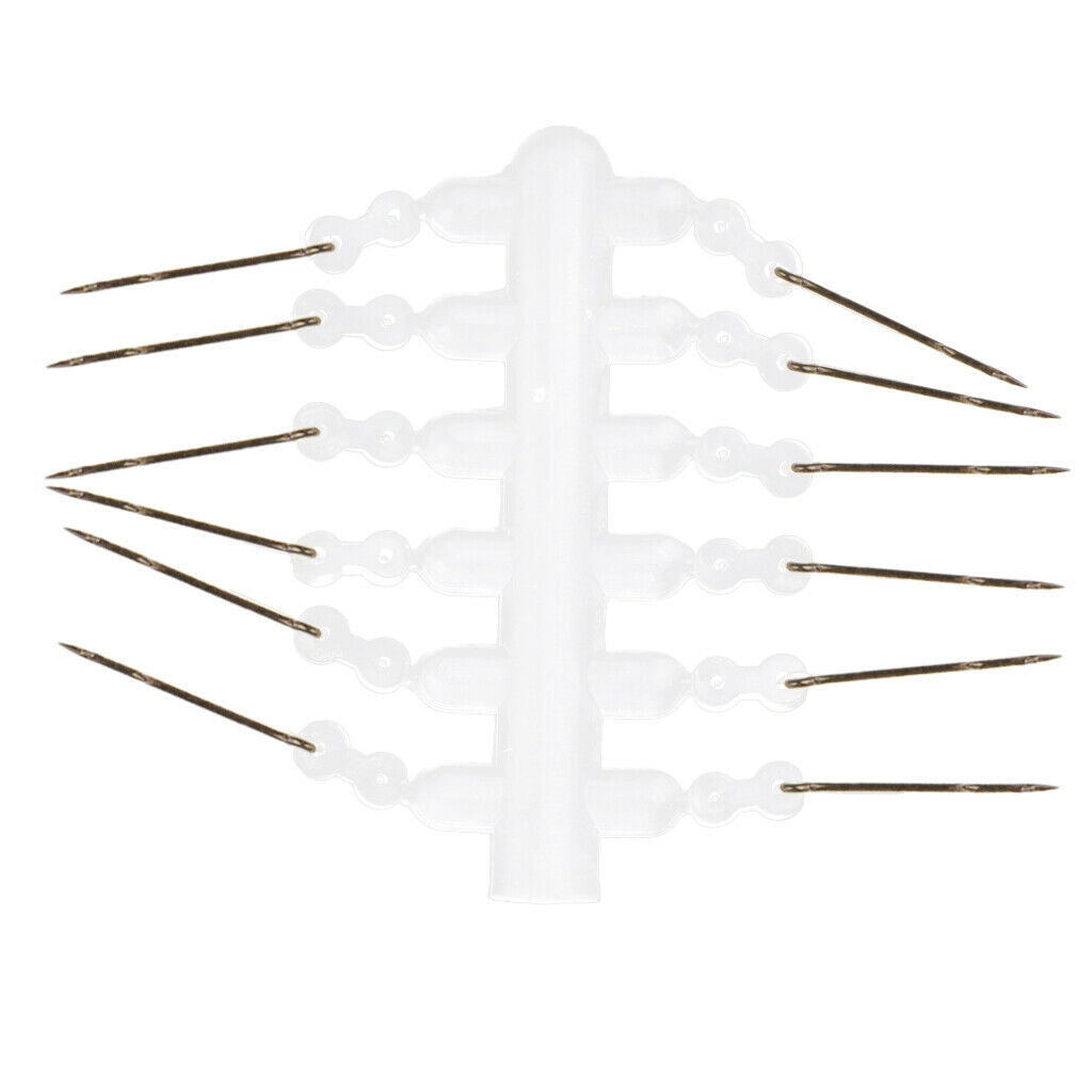 24x Bait Spikes with Silicone Round Ring Terminal Rig for Carp Rigs Hooks