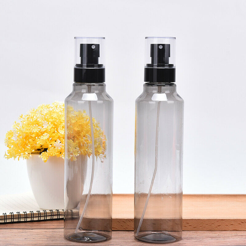 350ml Transparent Empty Spray Bottle Plastic Liquid Dispenser Shampoo Bot.l8