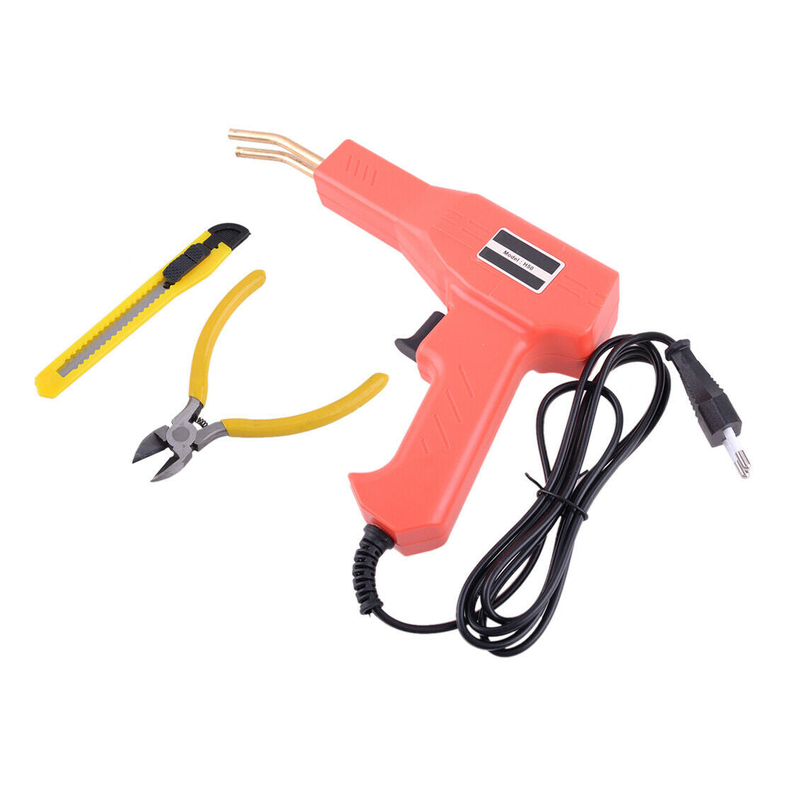 Kit Bumper Hot Stapler Machine Handy Plastic Welder Garage Repair Welding Tool