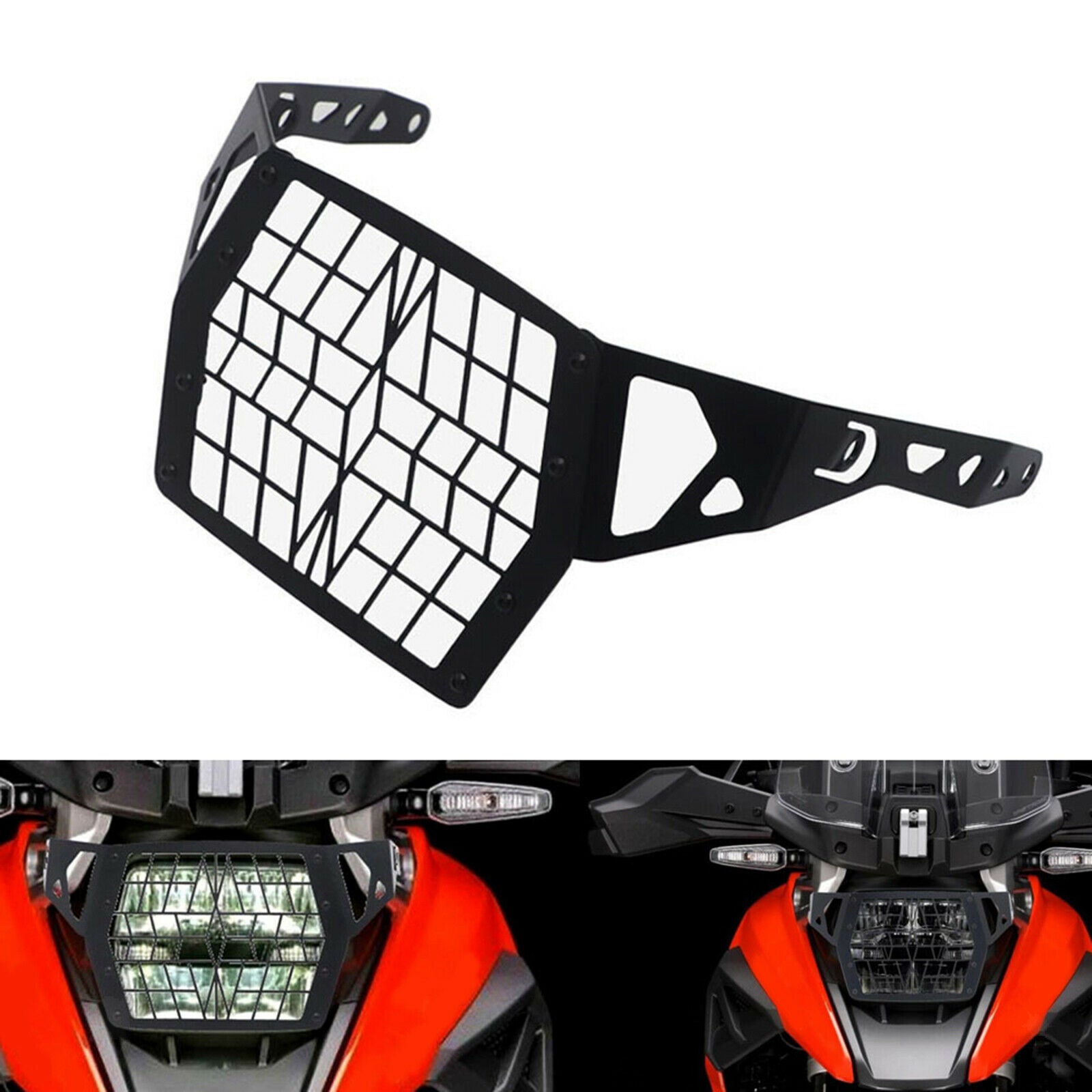 Motorcycle Headlight Protector Replacement for SUZUKI DL1050 2019-2020 Black