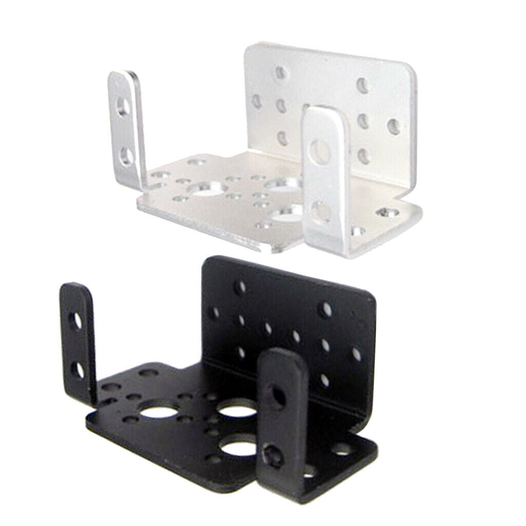 2pcs Multi-function Steering Gear Bracket 995 Servo Accessories Black