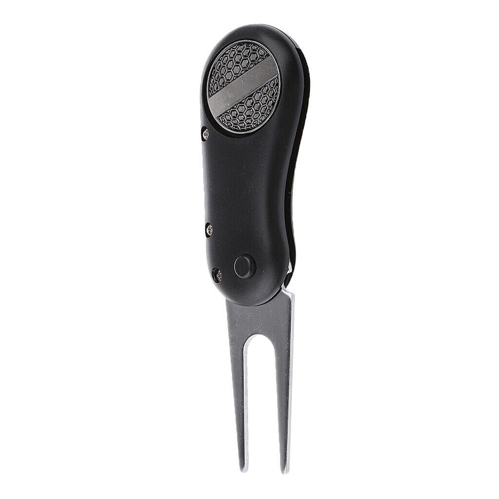 Golf Divot Repair Multi Tool, Magnetic Golf Ball Marker - Keeps Putters & Wedges