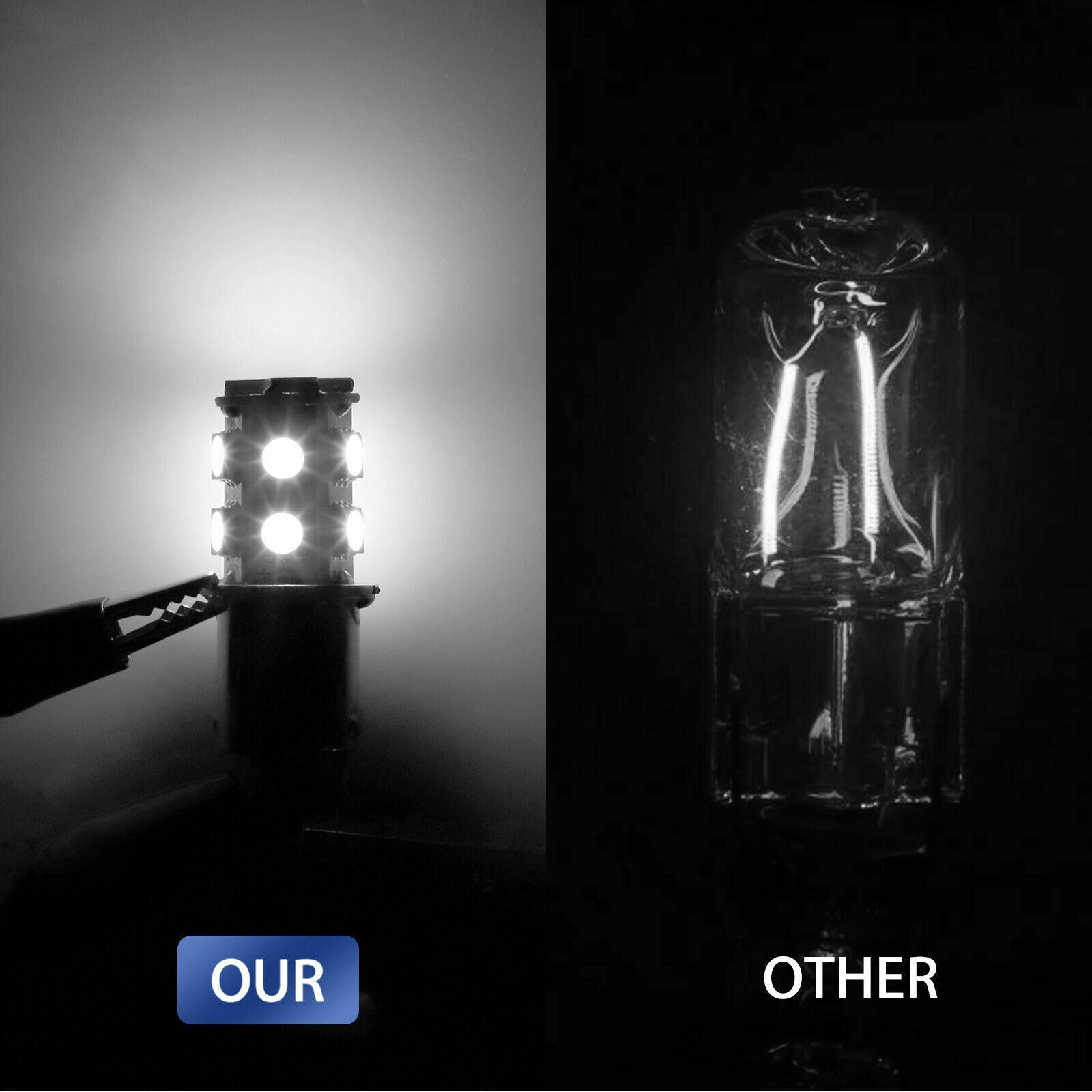 20X Super White 1156 1141 13-SMD RV Camper Trailer LED Interior Light Bulbs 12V