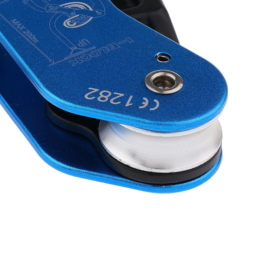 Rock Climbing Mountaineering Caving Rappelling Stop Descender - CE Certified