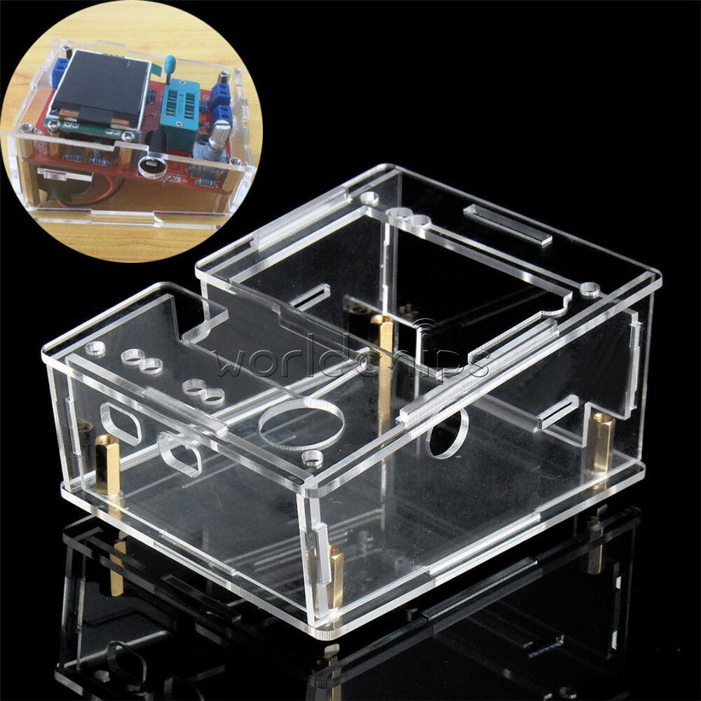 Acrylic Case Shell For TFT GM328 Transistor Tester Diode LCR ESR PWM Generator