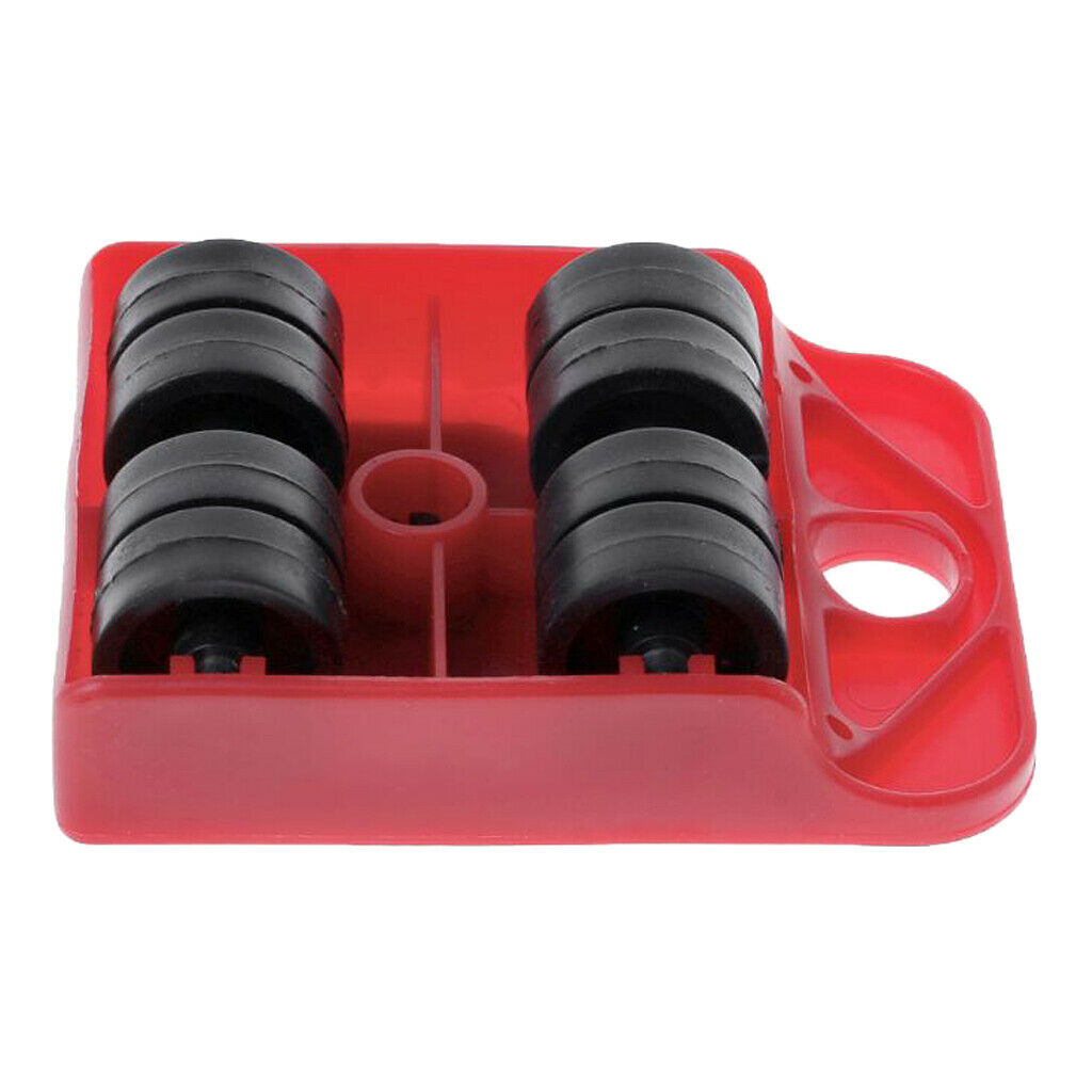 2pcs Moving Appliance Roller Furniture Lifter Rotatable Pads w/ 4 Slider