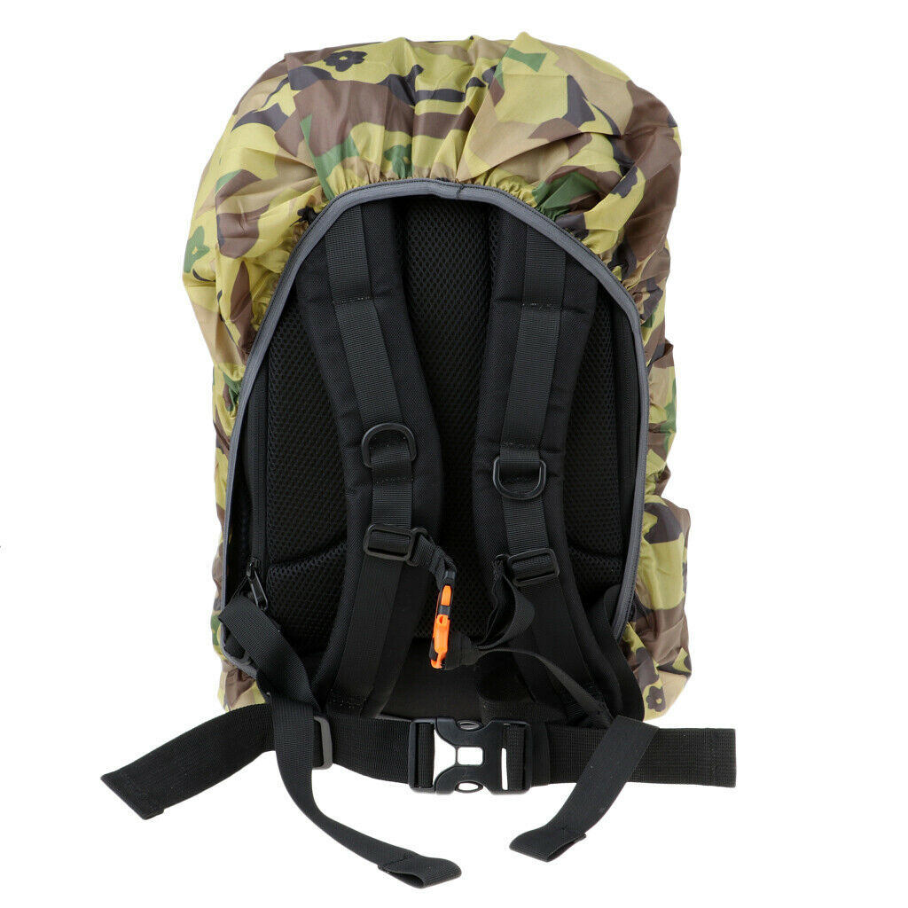 Waterproof Backpack Rain Cover 25-40L Hiking Bag Rucksack Dust Proof Cover B