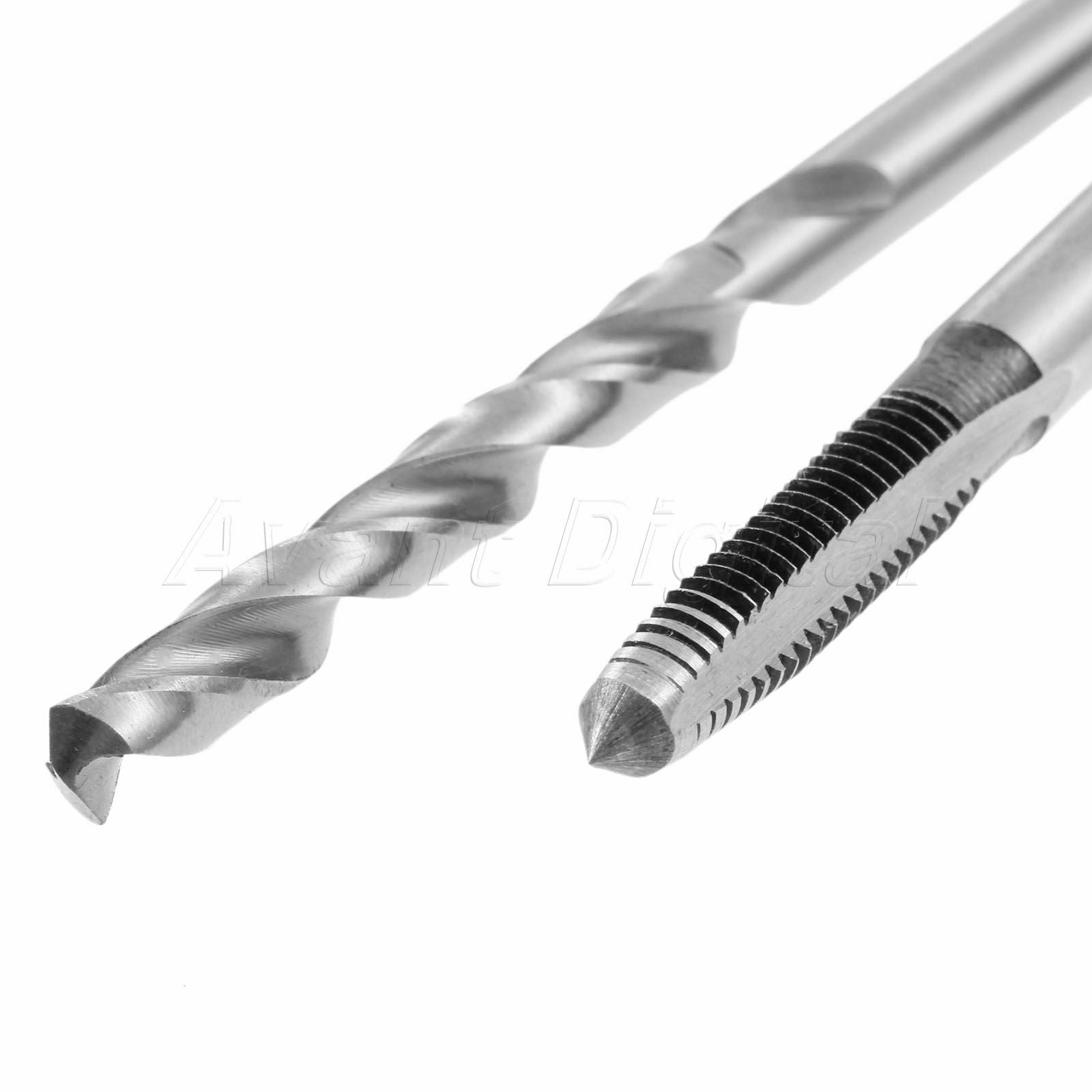 New Metric M3-M12 Threading Screw Tap & Wrench & Drill Bits Metalworking Tool