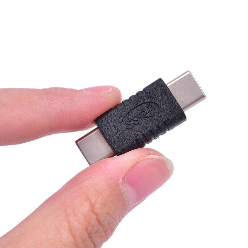 USB 3.1 Type-C Male to Male Adapter Straight Tiny Adaptor Connector Conve.l8