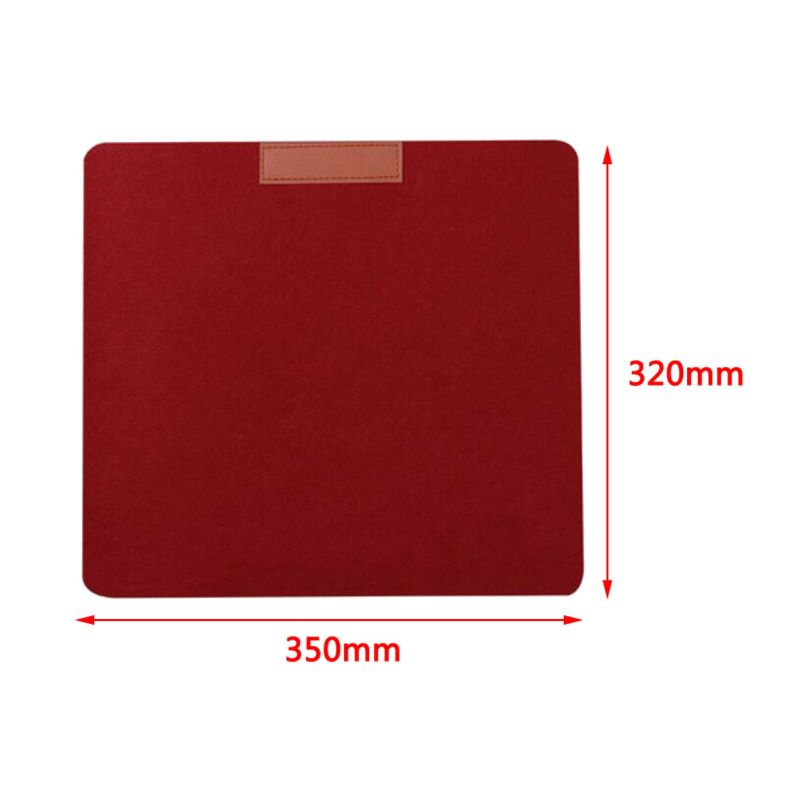 Mouse Pad Computer Desk Mat Heat Resistance Office Home Gaming Mat Red Wine