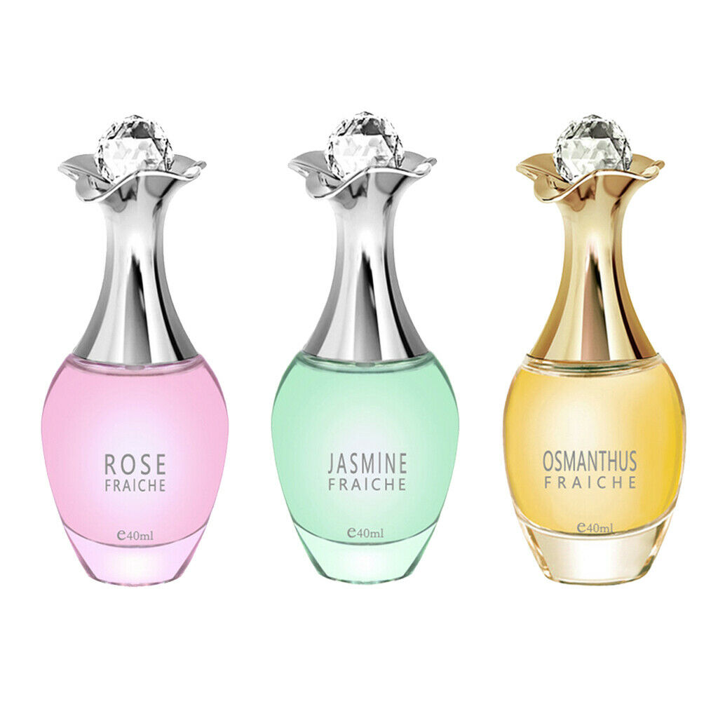 3 Packs 1.4oz Fresh Perfume Fragrances Spray Gift for Dating Wedding Work