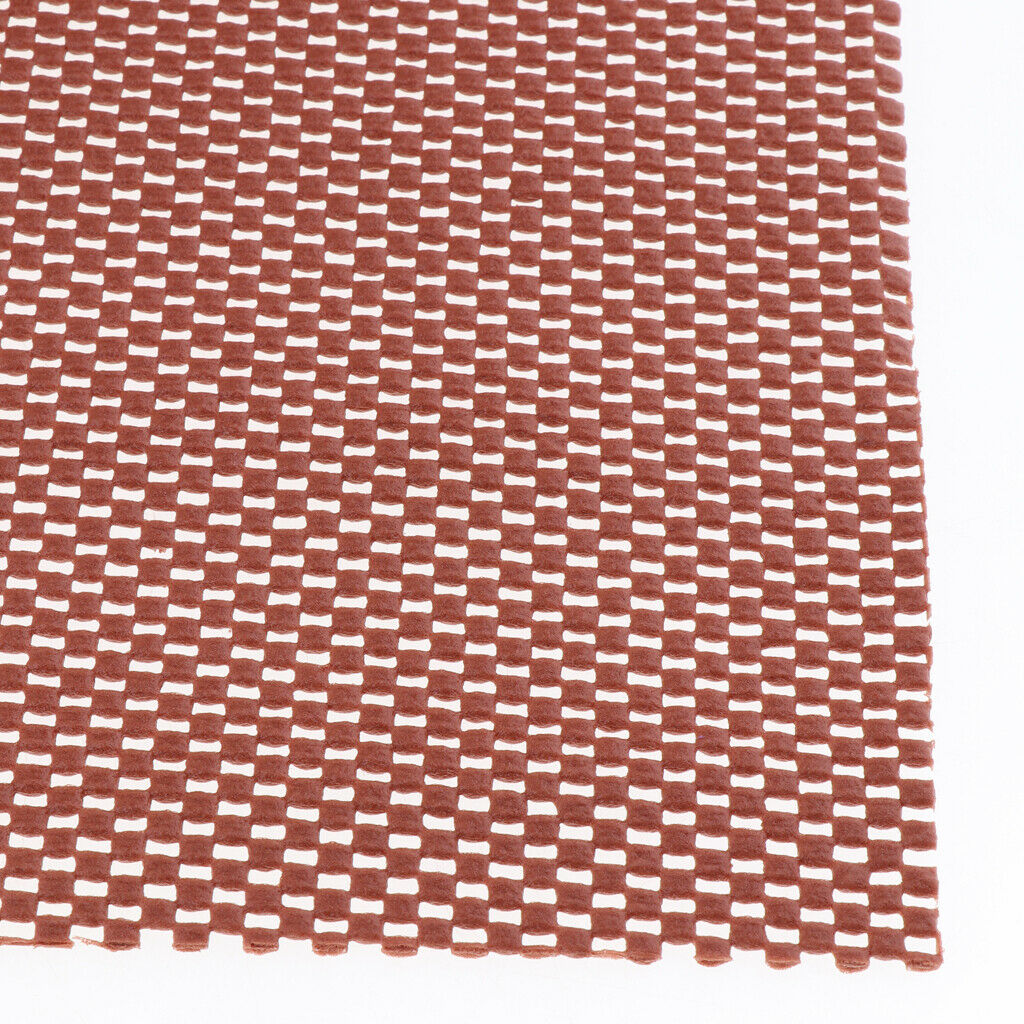 Thicken Grip Pad Cupboard Cabinet Drawer Liner Mat Placemat 50x200cm Brown