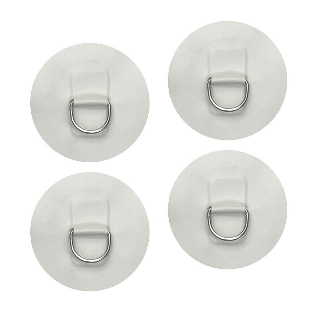 4Pieces 4" Inflatable Boat Raft Kayak Dinghy Surfboard D-Ring Patch Pad