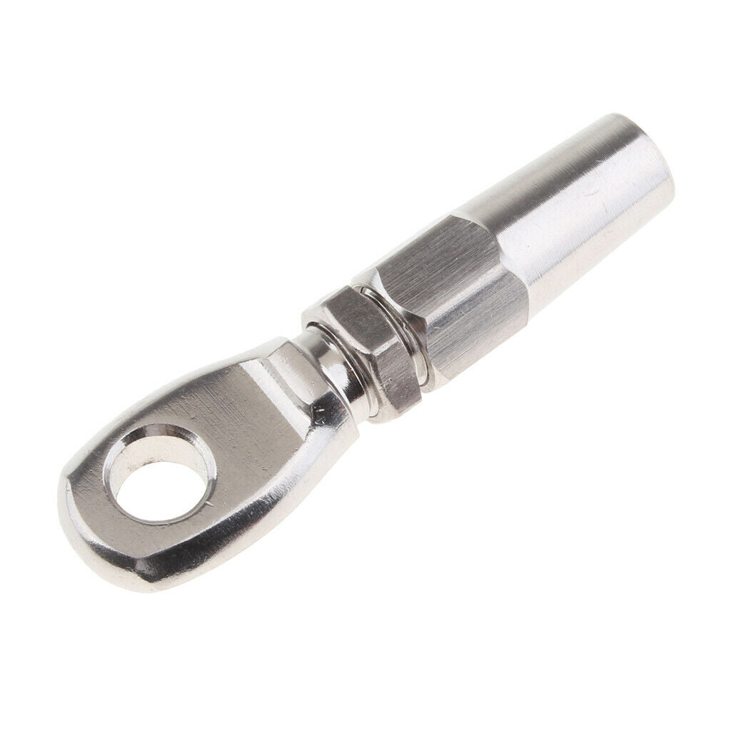 316 Marine Grade Stainless Steel Swageless Eye Terminal For 6mm Wire Rope
