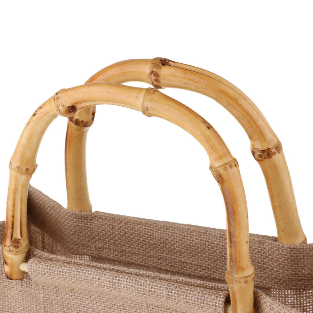 300 X 350 X 150mm Burlap Handbag Linen Shopping Bag for Packaging Box Cans