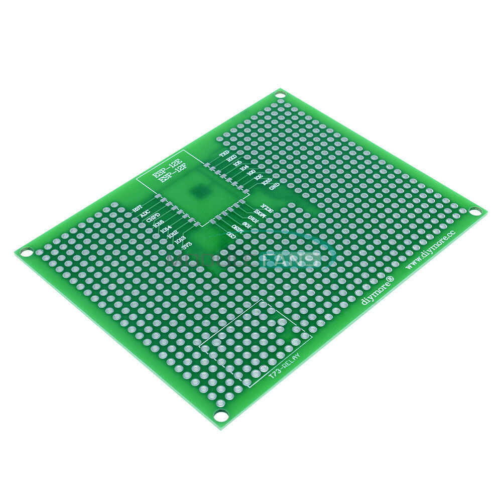 7x9 CM 70x90mm Prototype PCB for ESP-32/ESP-32S ESP-12E/ESP-12F Support a Relay