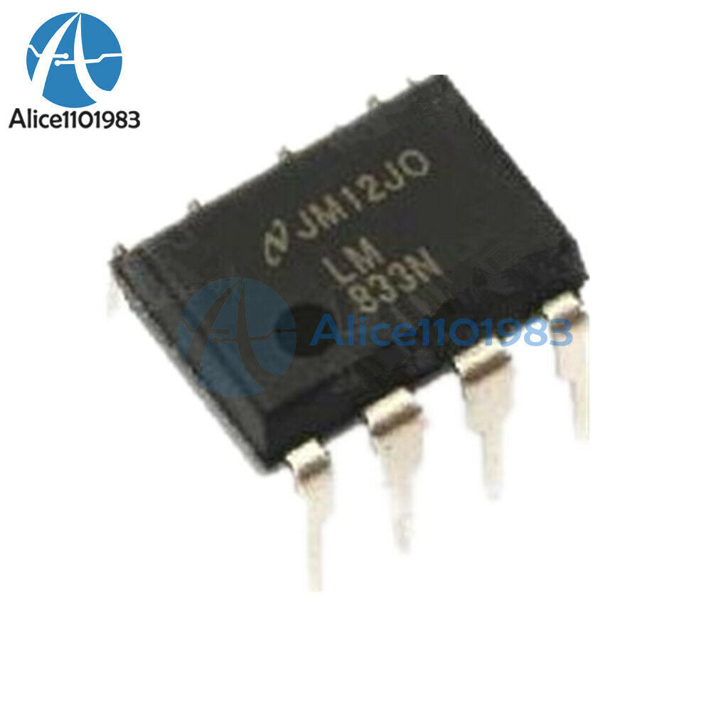 50PCS AUDIO OP AMP IC NSC DIP-8 LM833N LM833N/NOPB