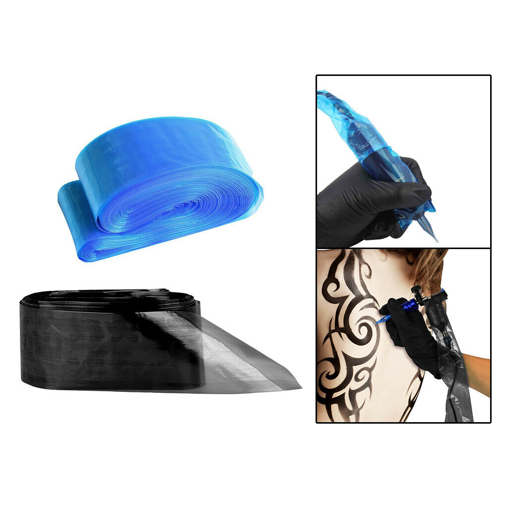 200x Tattoo Machine Clip Cord Covers Sleeves for Tattoo Parts Supply Accessories