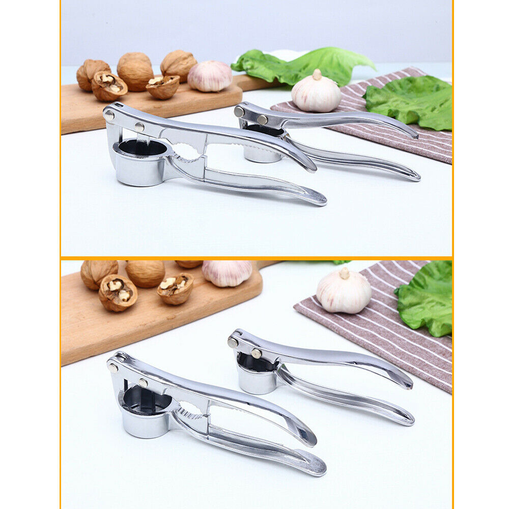 Multi-purpose 4 in 1 Kitchen Gadget Garlic Press Crusher Squeezer Nutcracker LIN