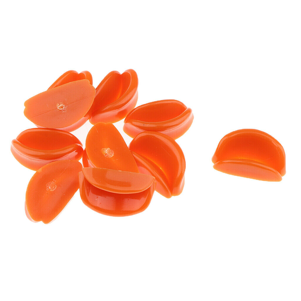 10 Pieces Orange Duck Shaped Mouths for Assorted Toys Replacements 42x23mm