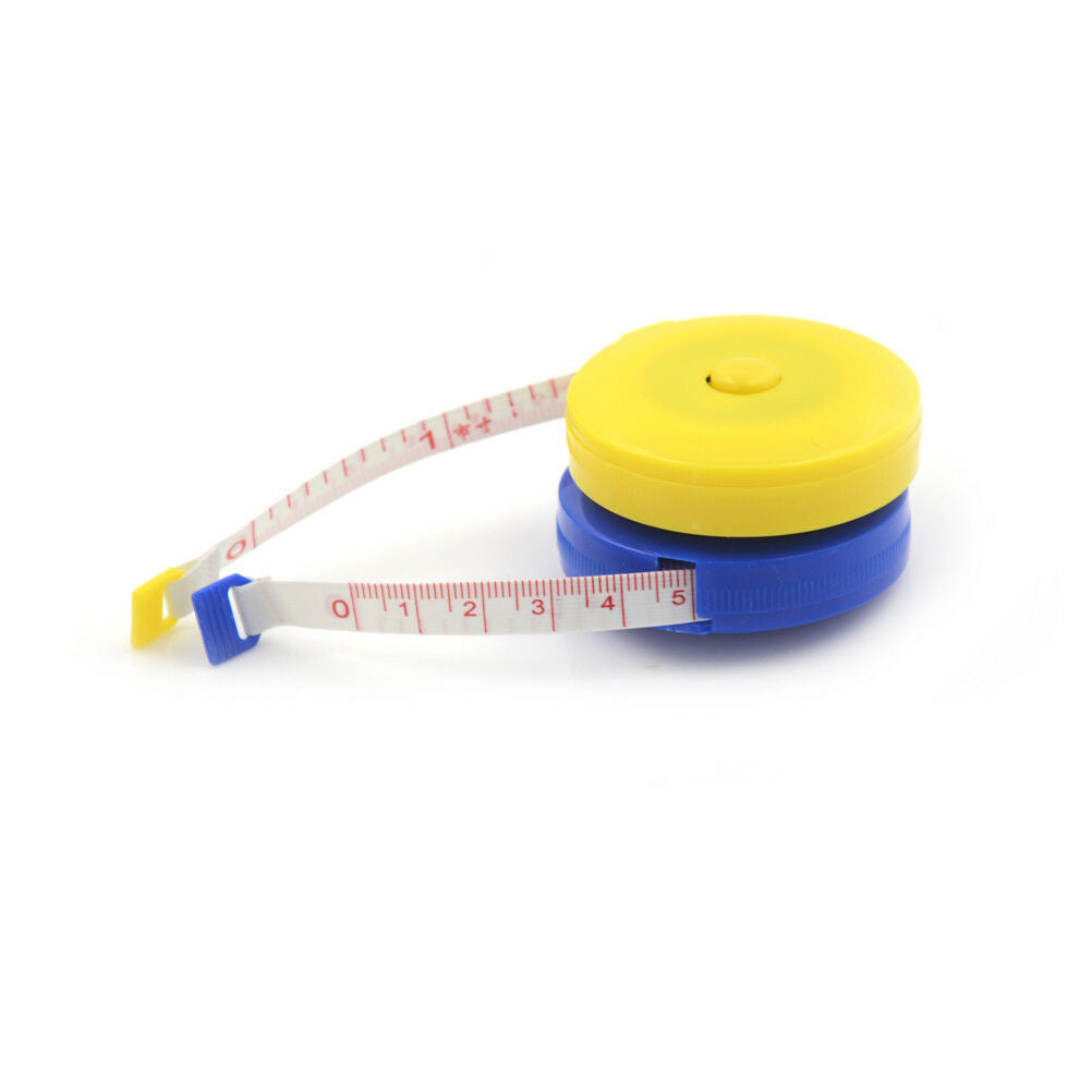 5X Portable Retractable Body Measuring Ruler Sewing Cloth Tailor Tape 60".l8
