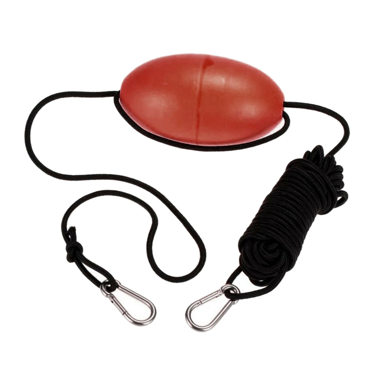 Premium Kayak Anchor Tow Rope Canoe Boat Throw Line Floater Marine Clips