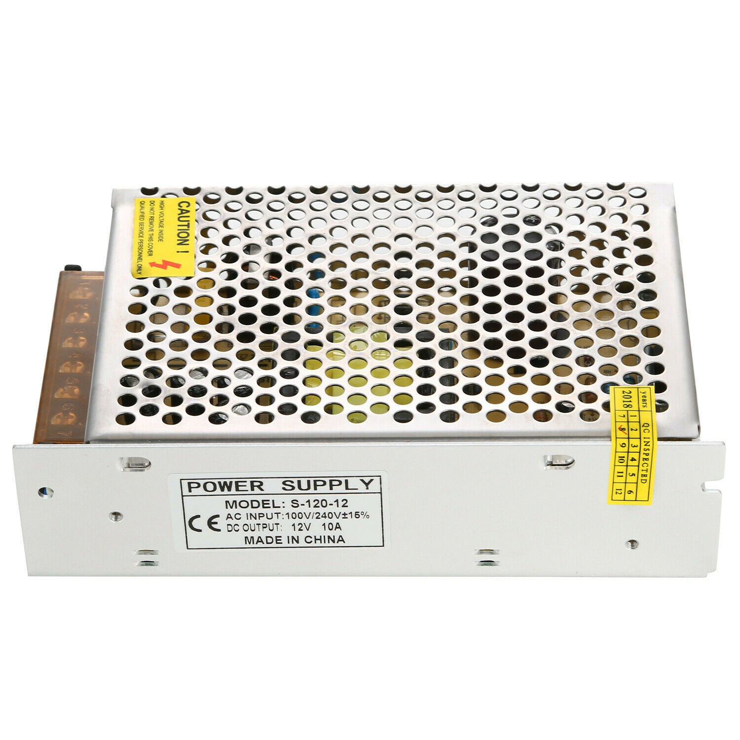 Switch Power Supply Driver Adapter for Led Strip Ac 110-220V To Dc 12V 10A 120W